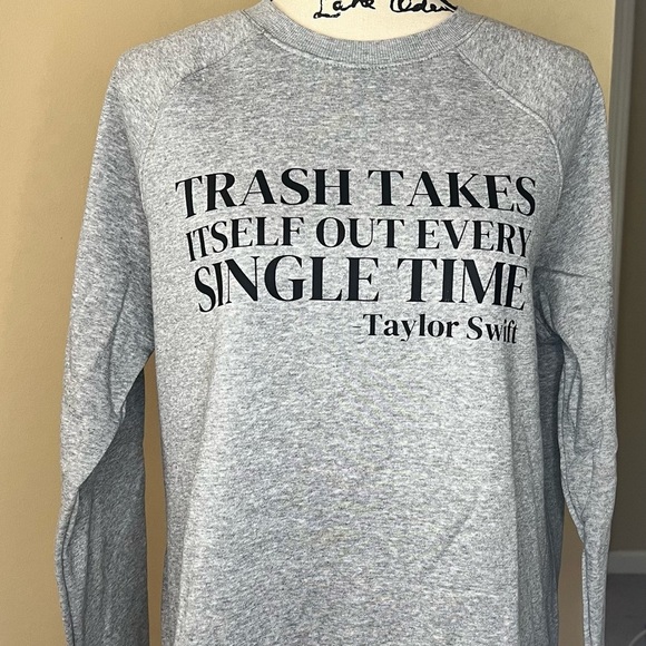 Hand Crafted Tops - DolledUp- Taylor Swift (Trash Talk) Haters Sweatshirt
